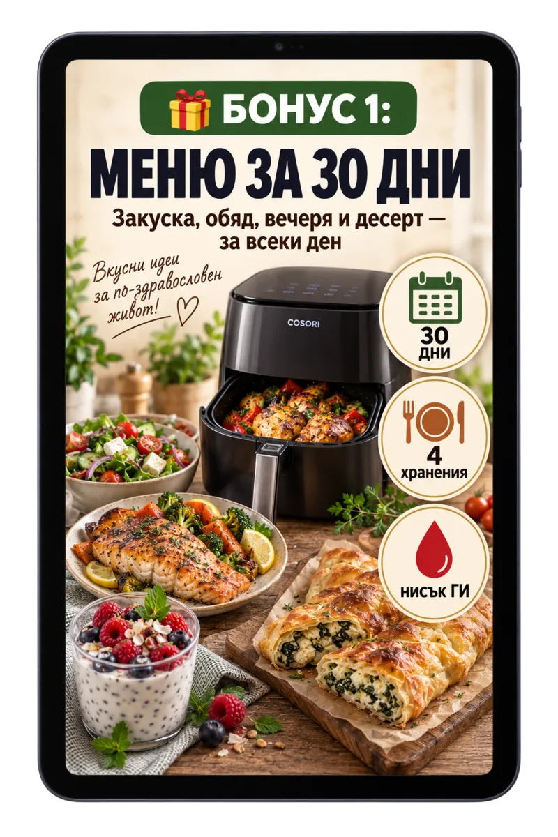 Бонус 1: Меню за 30 дни
